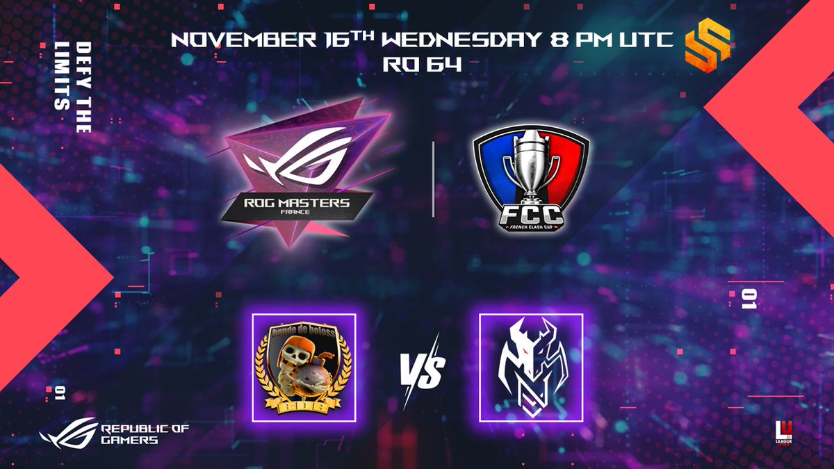 Style_coc's tweet photo. 🟣 LIVEEEEEEEE!
Se viene GUERRAZA! 🔥
🏆 ROG MASTERS by @FrenchCup
✅ @VNesportingCOC vs #BandeDeBoloss
💰 SORTEO PASE de ORO!
👉 https://t.co/1tsBS7OMKY https://t.co/hP74gspkkN