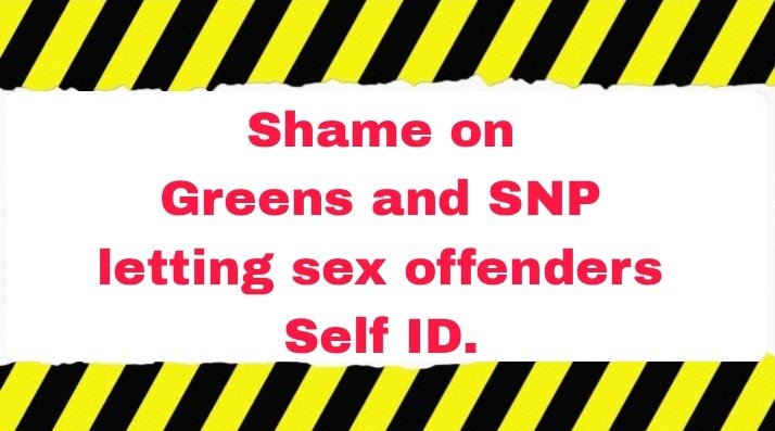 Dis_Critic's tweet photo. Safeguarding was abandoned by The Scottish Greens and SNP yesterday, when they voted against @RussellFindlay1's amendment to the GRR bill which would have helped prevent sex offenders Self IDing as Women.
Shame on Greens and SNP.
#NoToSelfID https://t.co/cBoYyNsLv4