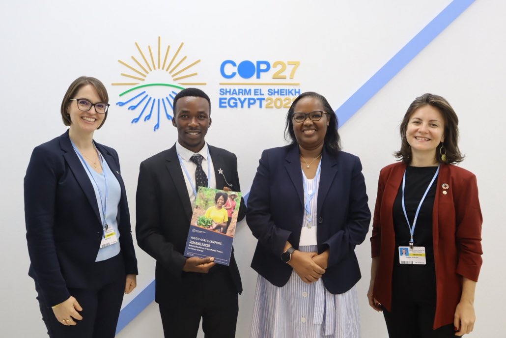 jcniyomugabo's tweet photo. Memorable moment on #AdaptationDay at #COP27 . https://t.co/mgttEQMTt6