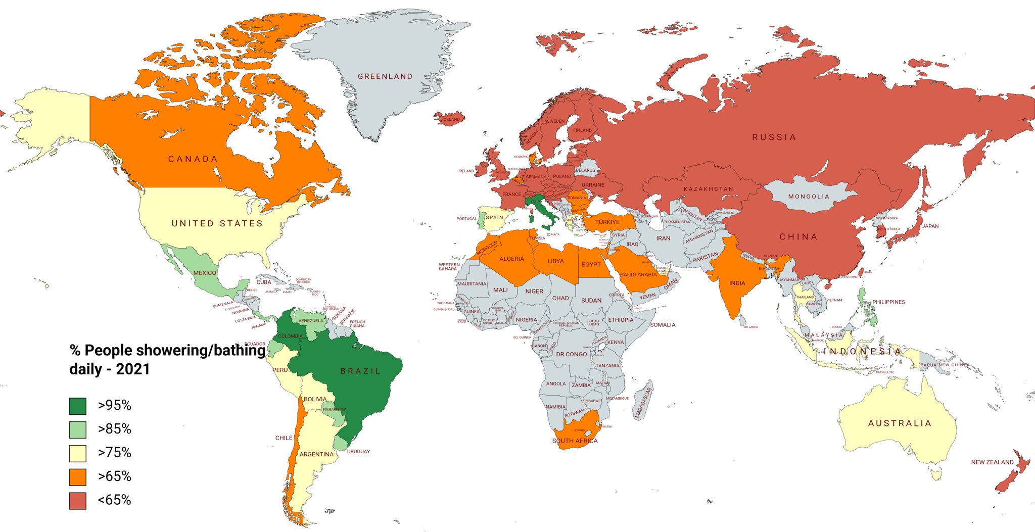 Cual es el pais mas peligroso del mundo