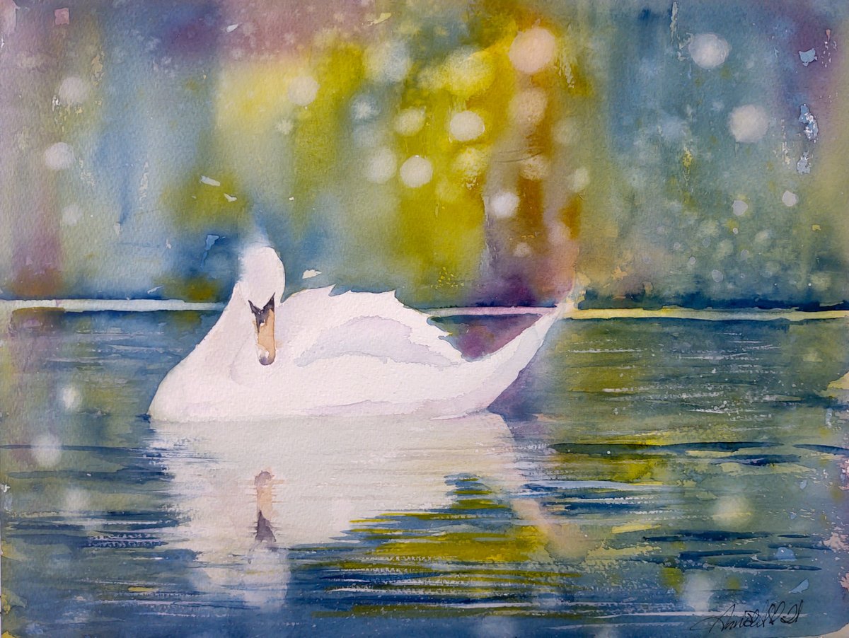 amwatercolor's tweet photo. Annisette Falk-Jensen uses contrasts to express herself artistically in her watercolor paintings. https://t.co/xuj38zqOUt