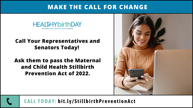 It’s time to call for change! Help us pass the Maternal and Child Health Stillbirth Prevention Act of 2022 before the 117th Congress comes to a close. Make a call to your Representatives and Senators TODAY. #StillbirthPreventionAct2022 bit.ly/StillbirthPrev…