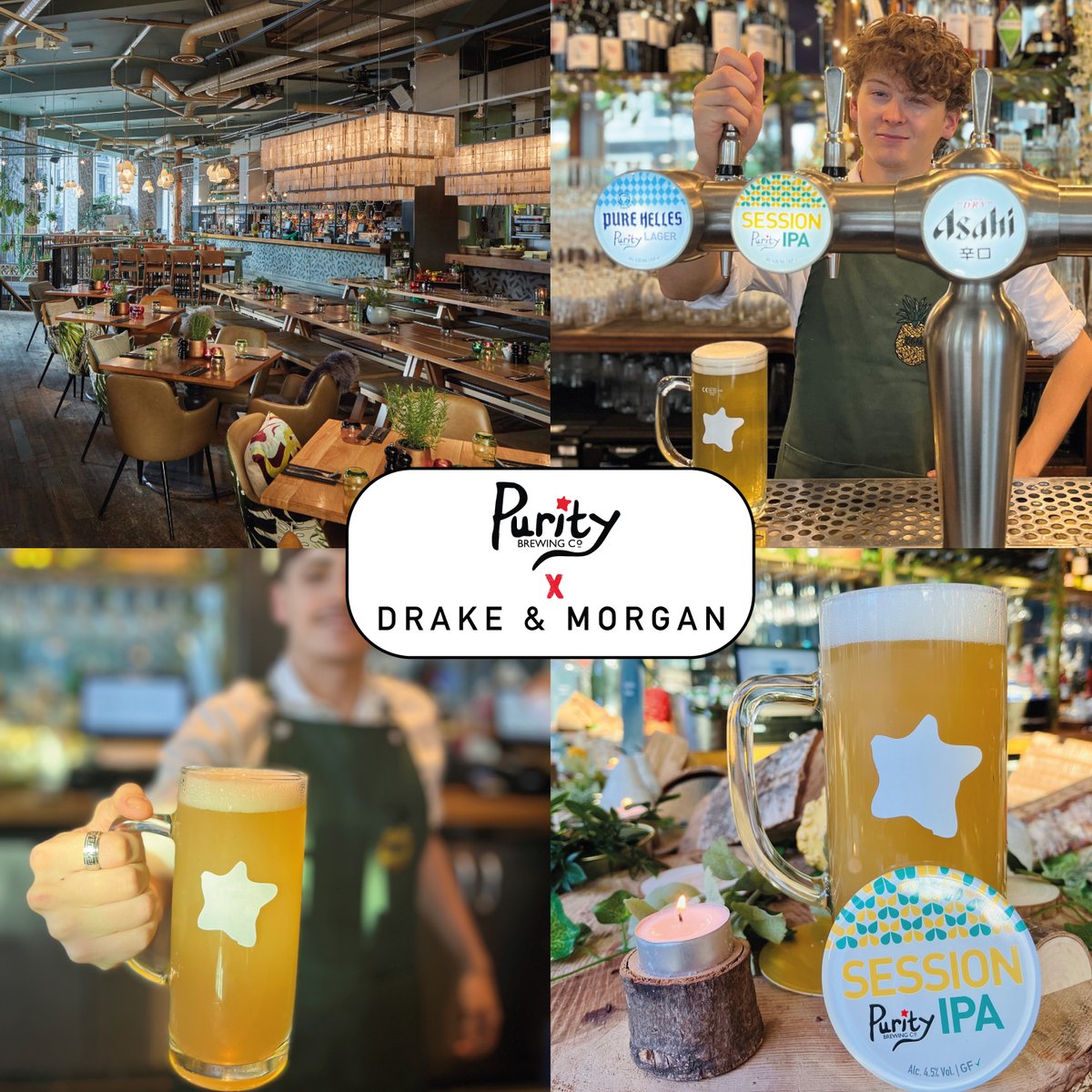 PurityBrewingCo's tweet photo. Purity beer is now pouring at @drakeandmorgan bars across #london! Why not pop in for a great-tasting pint and some delicious food?

The Refinery, Bankside
The Parlour
The Anthologist
The Folly
The Refinery, Regents Place
The Little Fable
The Moniker
The Sipping Room
The Fable https://t.co/ox8fNH4WYy