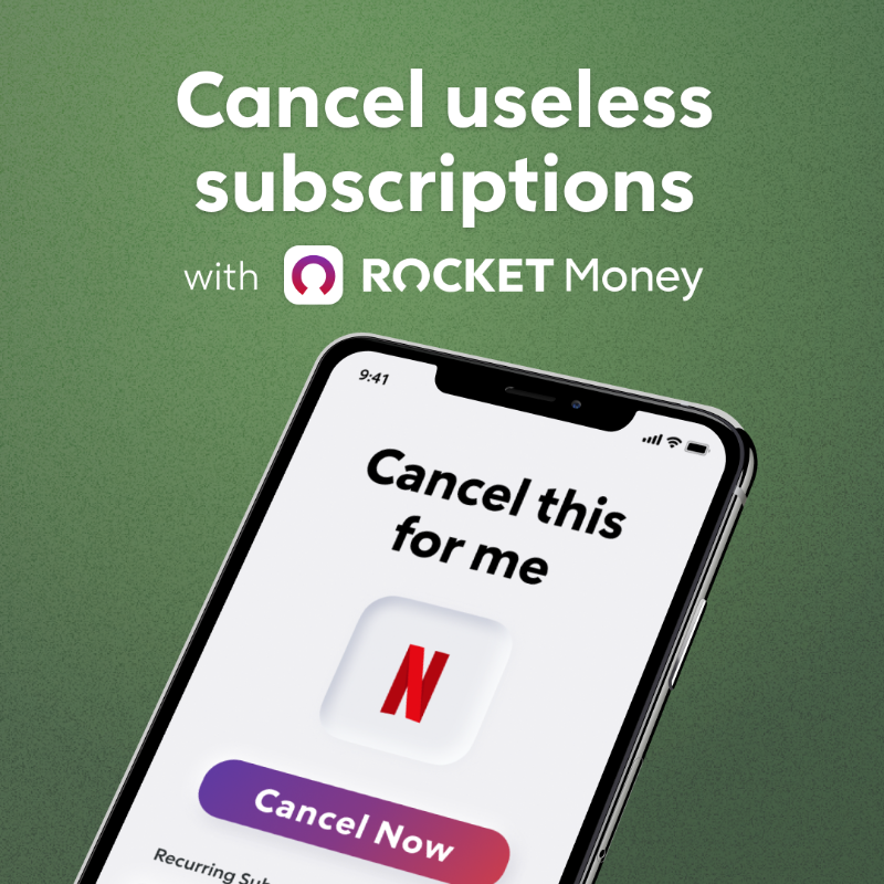 RocketMoneyApp's tweet photo. Still using spreadsheets to track your finances? You need Rocket Money.

🚫 Cancel unwanted subscriptions
🤑 Lower your bills
💸 Optimize spending

Download now