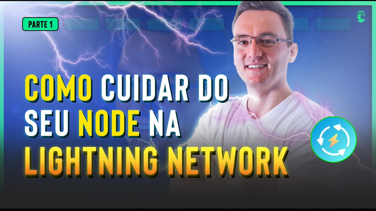 TUDO O QUE EU SEI SOBRE NODE MANAGEMENT COMÇA A SAIR AGORA!⚡🔥

Em 8 vídeos, um tutorial COMPLETO sobre o LNDg, nosso app de gestão mais completo e meu go-to para praticamente TUDO!

Bons gestores🤝Boas ferramentas

Ganhar sats na #LN⚡requer trabalho⬇

youtu.be/ISnAgaxNrko