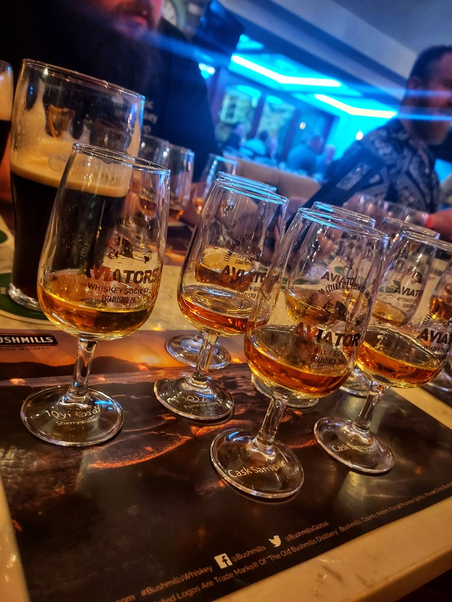 Back at it tonight with <a href="/AVR_Whiskey_SOC/">Aviators Whiskey Soc</a> and a night of <a href="/BushmillsIRL/">Bushmills Ireland</a> with Lauren McMullan. Looking forward to another fantastic tasting as we pour and explore some stellar drops from the Bushmills range along with a couple of surprise drams🥃👌

#bushmills #irishwhiskey