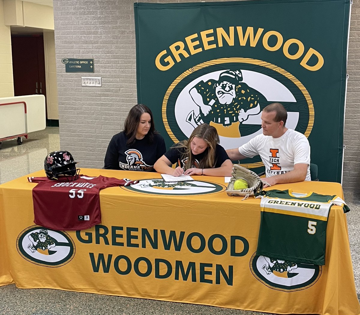 Gwoodathletics's tweet photo. Congratulations to Taylor Dick who signed to continue her Academic and Softball careers at Indiana Tech! https://t.co/AcIiKAKzrv