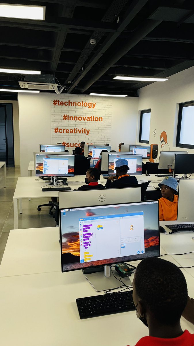 LepataMafa's tweet photo. How  the project started vs today Orange digital center Botswana.#DigitalInclusion https://t.co/OKnJK3WcS1