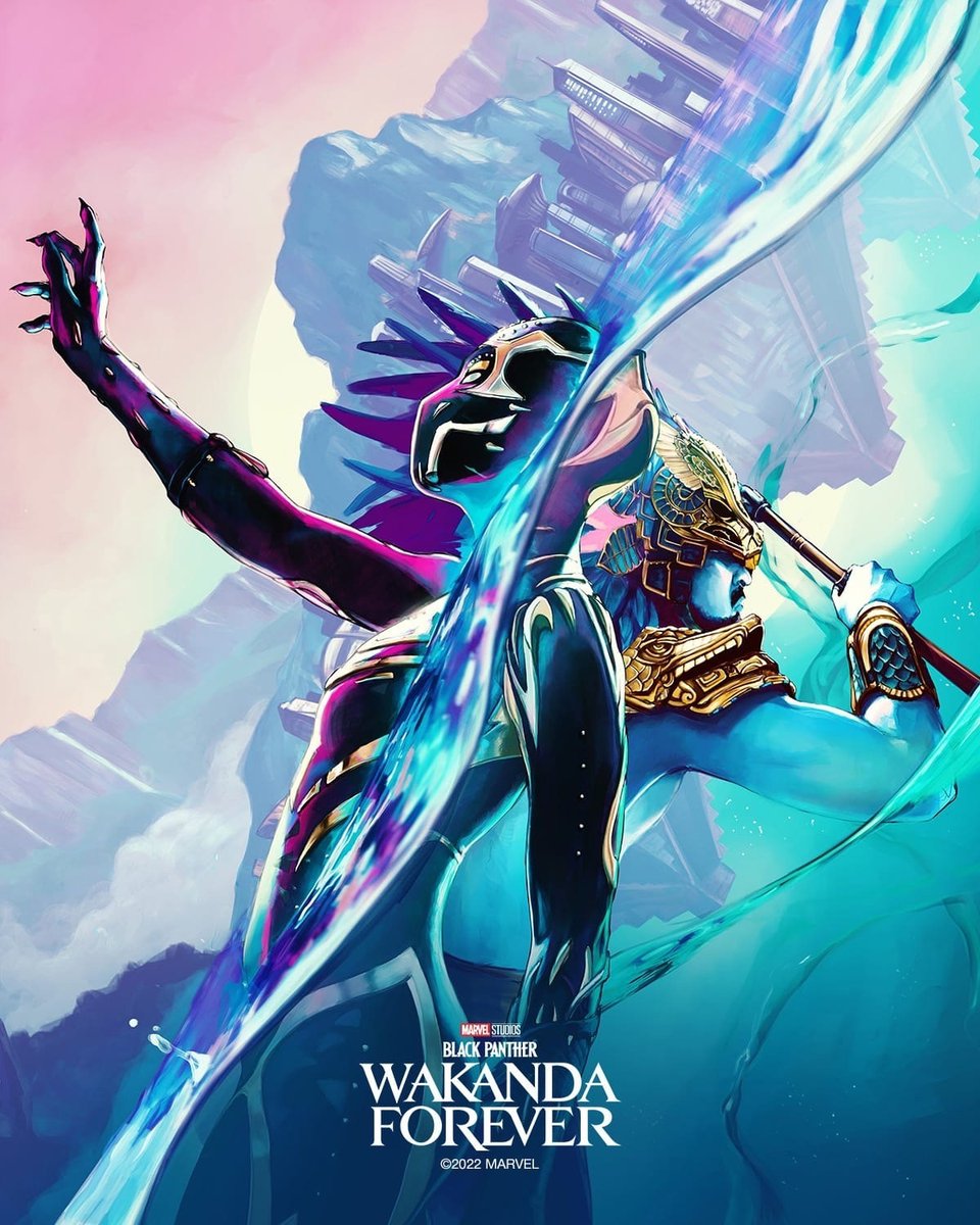 AgentedeMarvel_'s tweet photo. Nuevo arte promocional de Black Panther: Wakanda Forever. https://t.co/WdwFSoWXMG