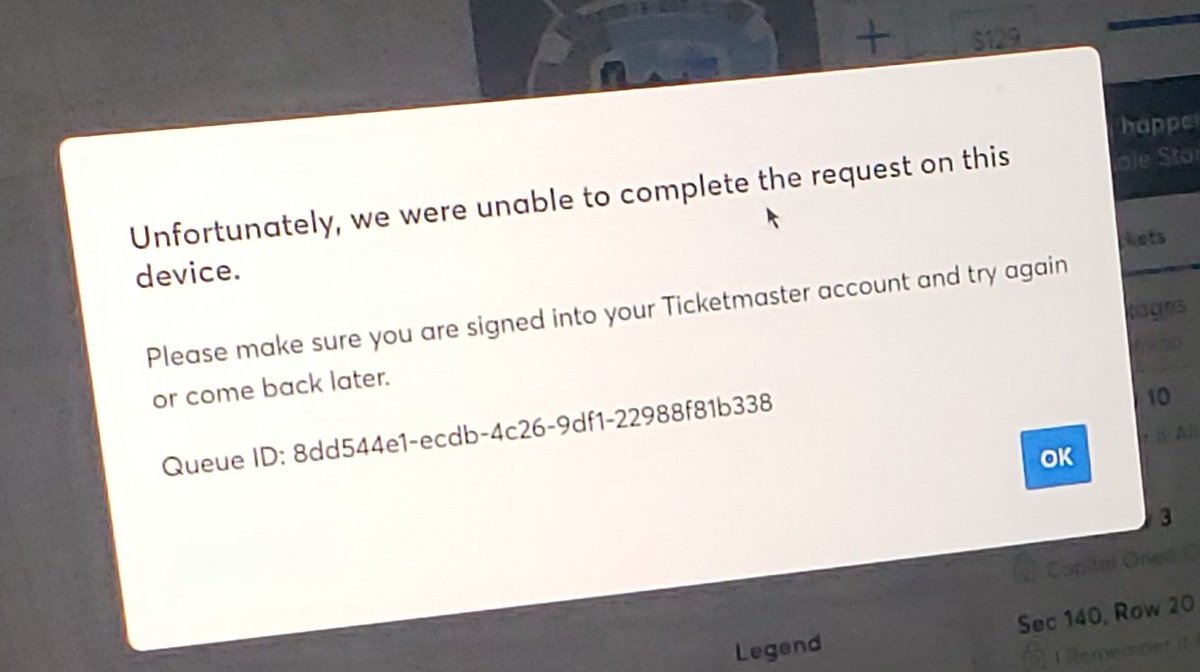 grettabean's tweet photo. @Ticketmaster is the worst! Any unemployed ex @Twitter gurus want to start  new company?? https://t.co/sx8m2FUffB