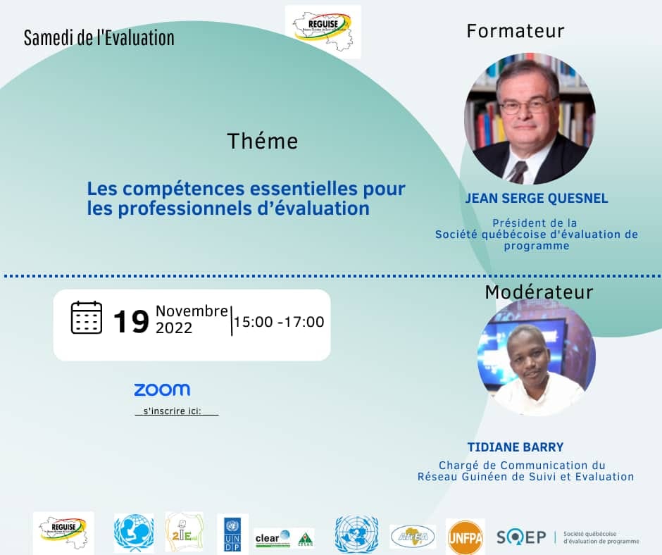 IOCE_eval's tweet photo. #Invitation | Joignez-vous au samedi de l'évaluation pour discuter "Les compétences essentielles pour les professionnels d'évaluation"

📅Samedi 19 nov
⏰15h-17h GMT

👉https://t.co/wNlcKEwXYr

@reguise2019 @2ieval @ClearFA_CESAG @tweet_afrea 
#VOPEVoice #IOCETogether #IOCEval https://t.co/WSdZS63VIV