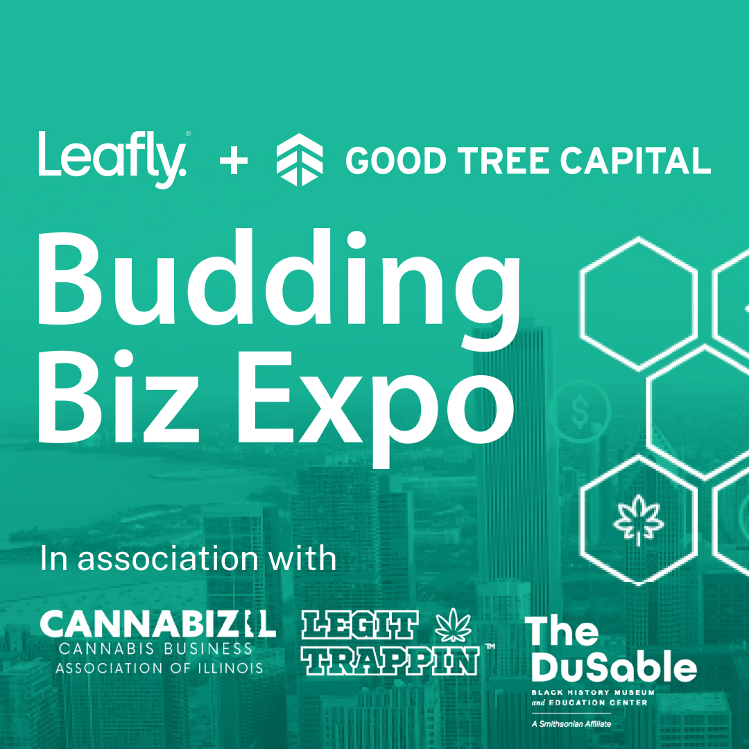 GoodTreeCapital's tweet photo. GTC and @Leafly  invite you to the Budding Biz Expo on Dec 1st! We will host IL's newest #socialequity dispensaries. Meet the community and the businesses that will be key for your success! The event is free and DM us if for the invite  #cannabisindustry #dispensaries https://t.co/DUZEyLhB2D