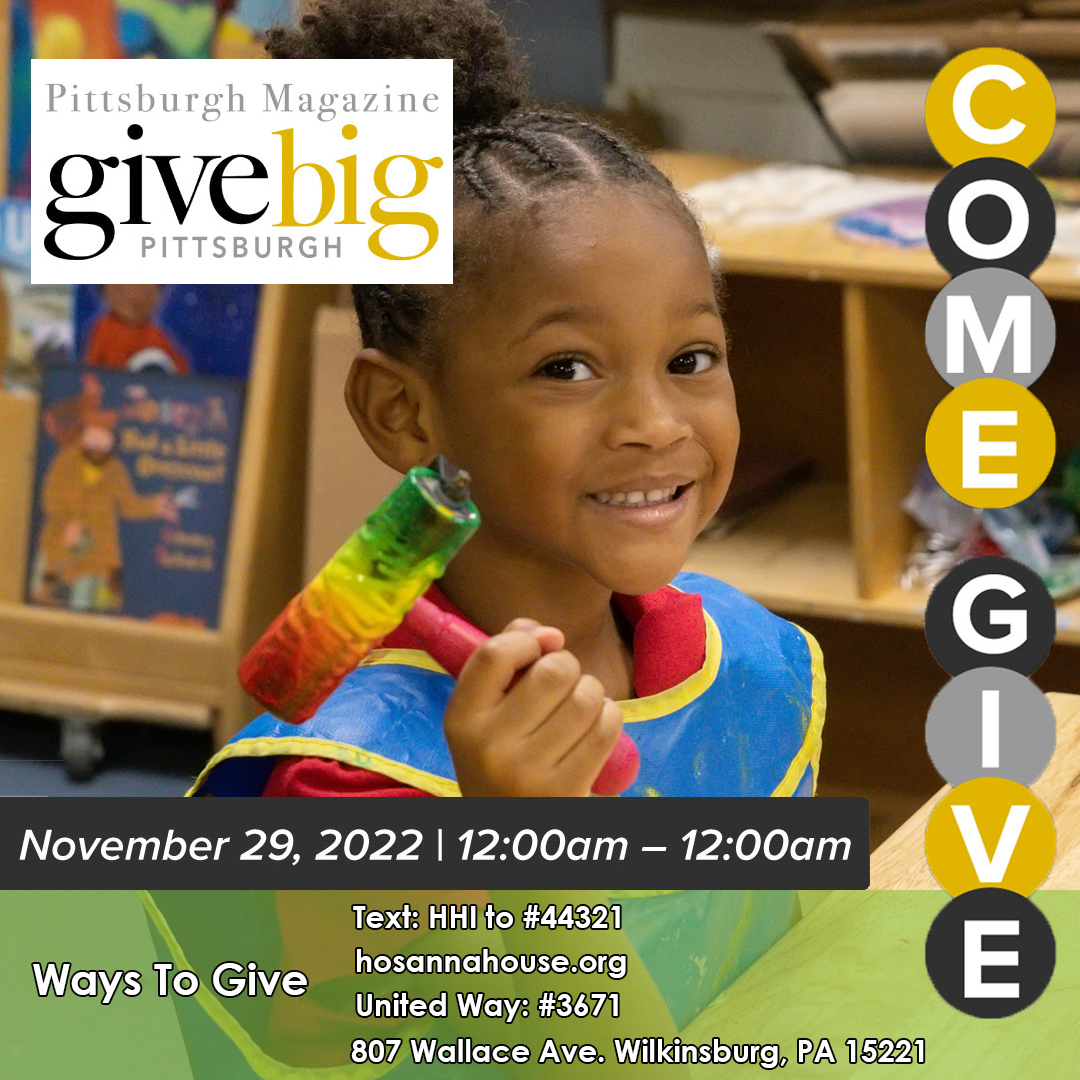 HosannaHouseInc's tweet photo. The National Day of Giving is November 29th!
Be part of a community committed to raising the standard for education, health and wellness, and hope for children and families.
#Giving #GiveBigPittsburgh #Support #Education #HosannaHouse #HopeAcademy #HopeGroup #Community https://t.co/zlRCUDoGdJ