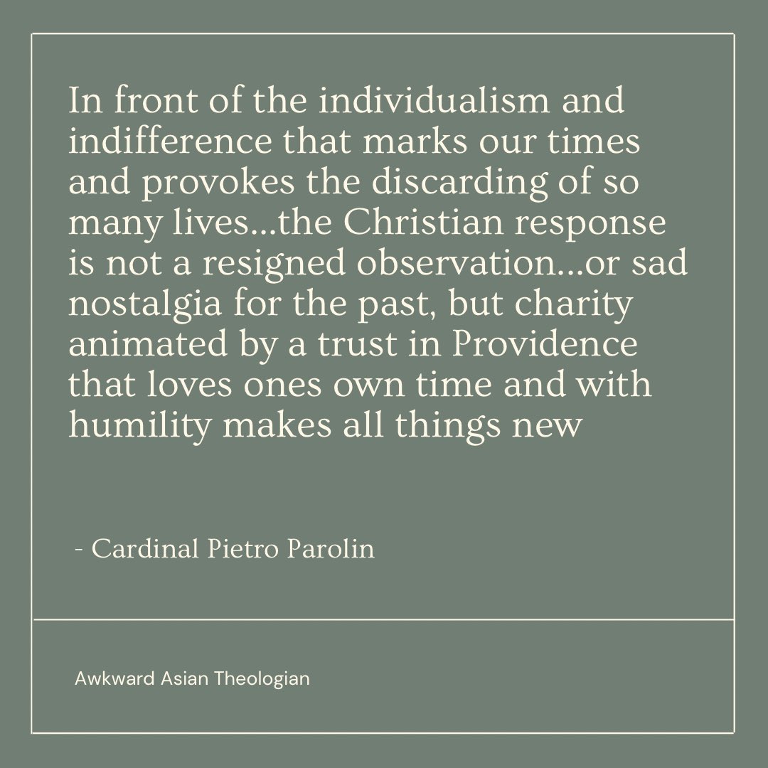 AsianTheologian's tweet photo. #awkwardasiantheologian #christianblogger #theologian #theologians #christian #catholictwitter #quote #communionandliberation #spiritualexercises #individualism #indifference #nostalgia #presenceofgod #makeallthingsnew https://t.co/ZyiAq1rSKa