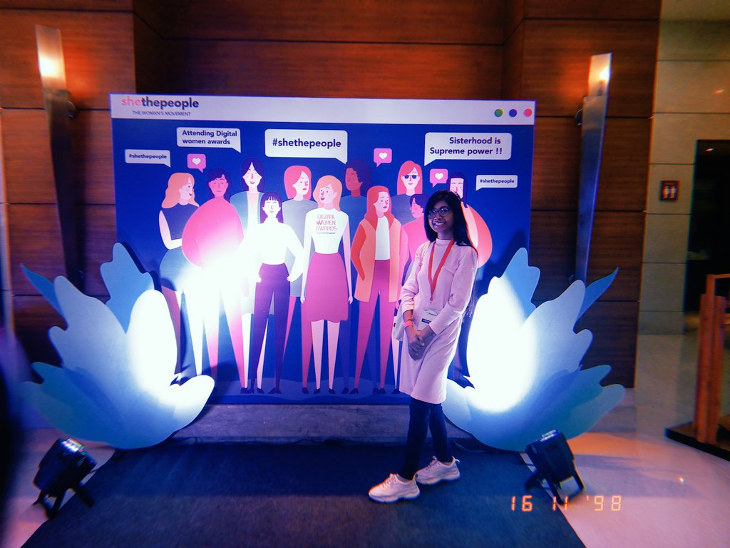 Gitikamatthur's tweet photo. Glad to be a part of this event organized by @SheThePeople @Charvi_Kathuria #DigitalWomenAwards https://t.co/JjzIv6hTB8