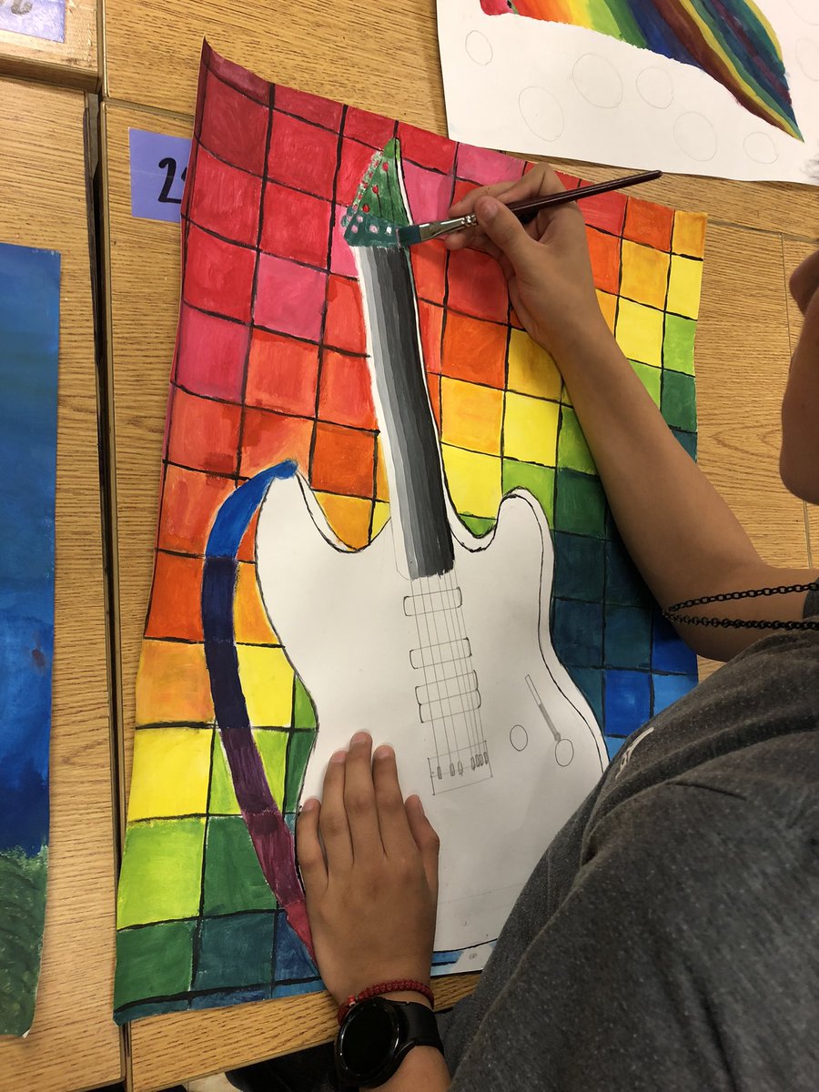 Sabina Cavazos π¨ (@lfhsart) on Twitter photo #Colorspectrum Art 1 lesson #Colorspectrum Art 1 lesson