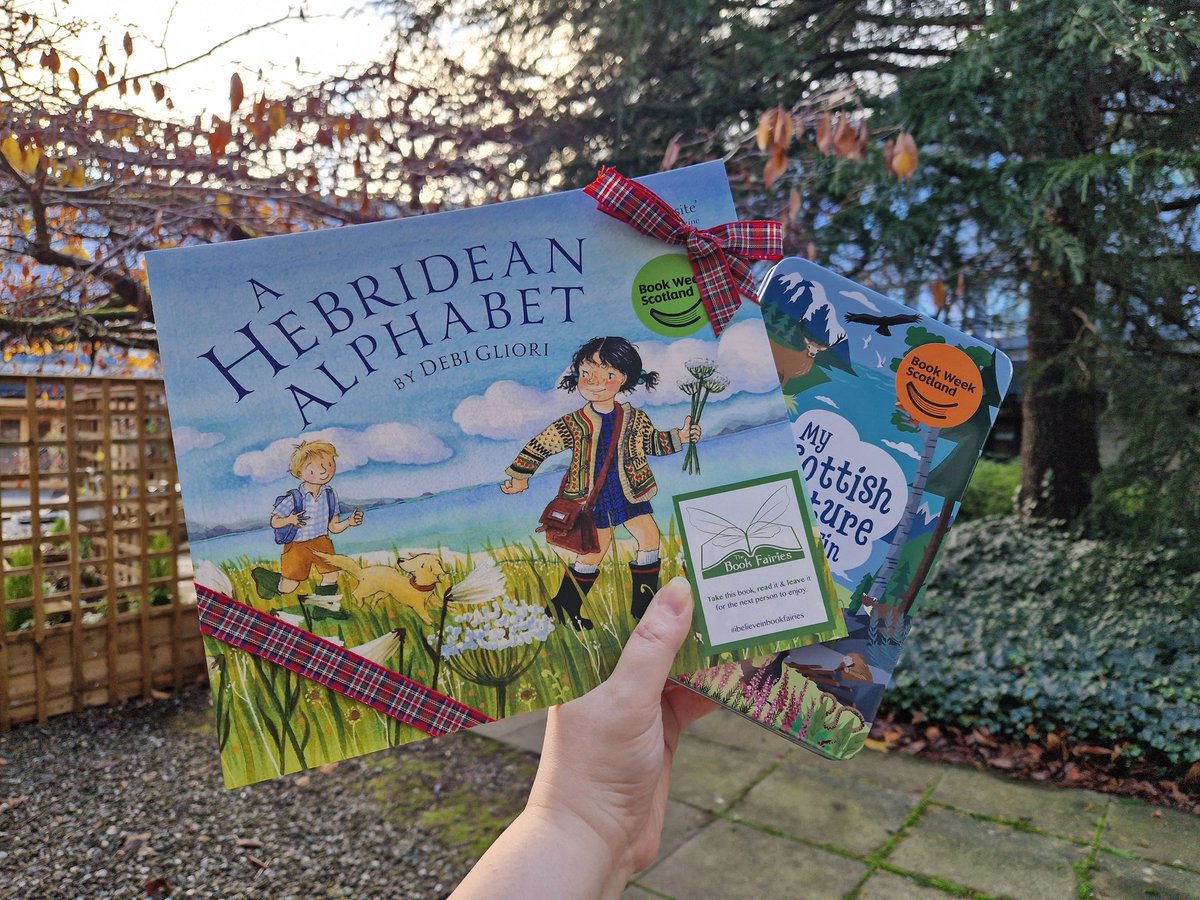 A copy of A Hebridean Alphabet by Debi Gliori has been hidden at the University of Stirling. Were you the lucky finder? #IBelieveInBookFairies #BookWeekScotland
#BookFairyWeekScotland #BirlinnBooks #ScottishPublisher