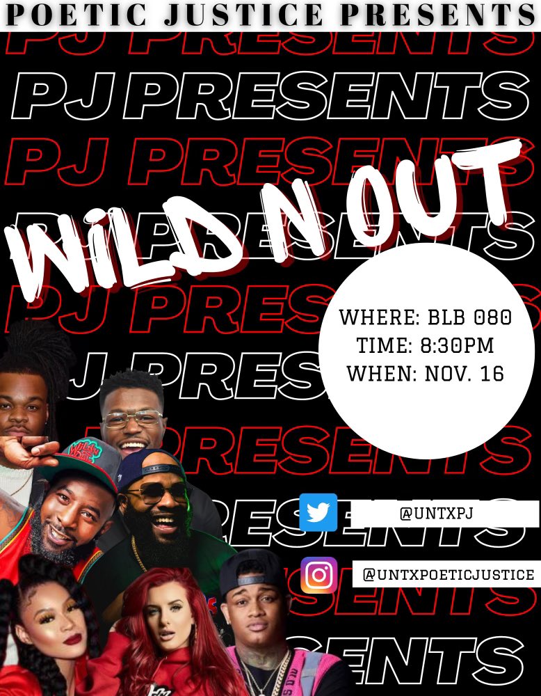 YALL KNOW WHAT TIME IT IS🤣‼️‼️

POP OUT TO OUR WILD N OUT EVENT TN HELD IN BLB 080‼️👀

LETS COME ENJOY OURSELVES AND GET SOME LAUGHS IN TOO 

BE ON TIME BECAUSE YOU DON’T WANT TO MISS OUT🤪

SEE YALL TN
