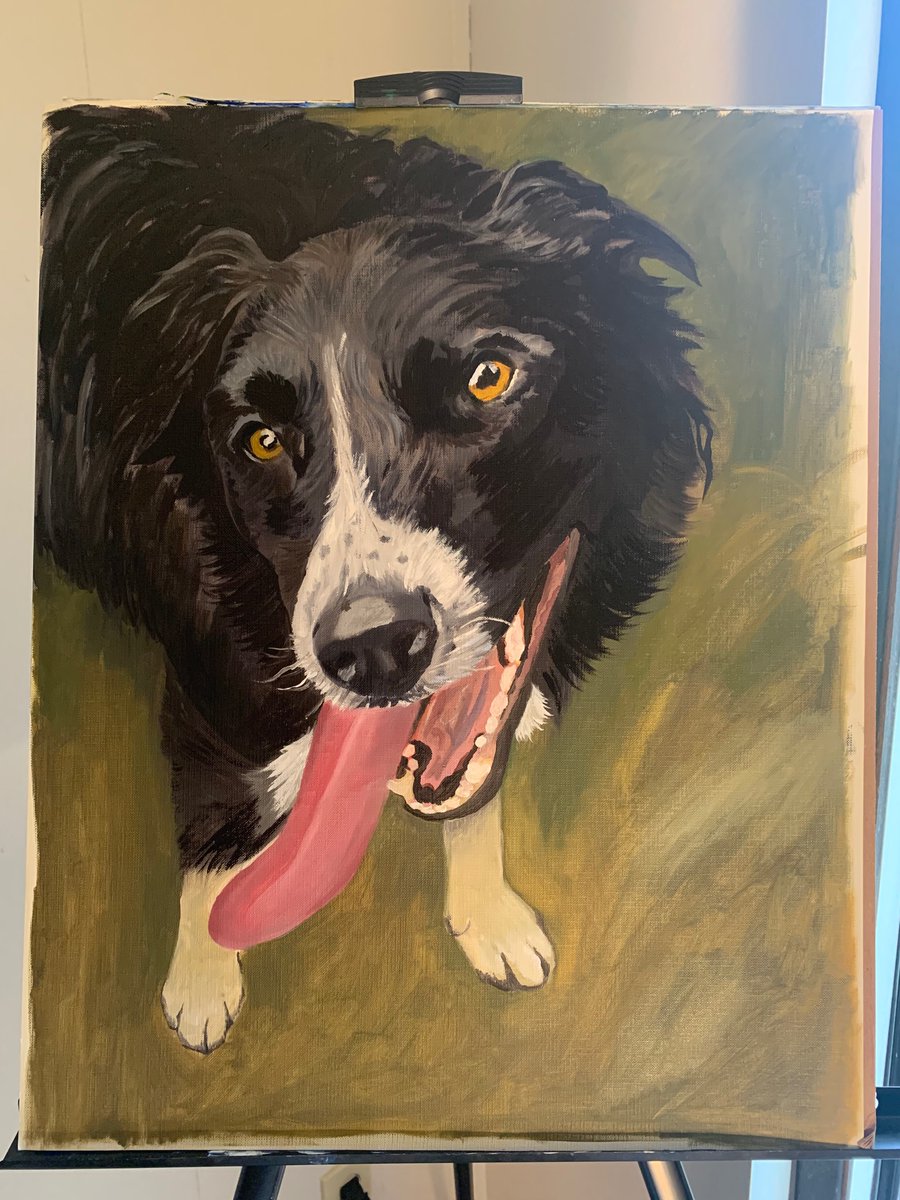 taryn_it_up4's tweet photo. PET PORTRAITS! If you’re interested, dm me. 16x20in canvas paper for $265 or 9x12in for $195. Here are a couple I’ve done. I also have other art pieces I’m working on, &amp; will post more soon. Please share, everything I am selling is going towards Art school in Florence, Italy ✨ https://t.co/TVUR30XDDF