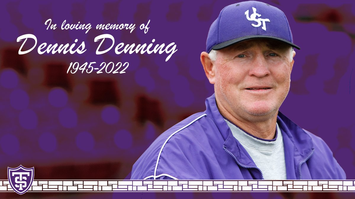TommieAthletics's tweet photo. We've lost an all-time great.

On a truly difficult day, @pjesten on the passing of his former coach Dennis Denning: “Coach Denning is a legend. The impact he had on thousands of people pervaded baseball, and we’re all better human beings for having the privilege of knowing him." https://t.co/LnllDQ10I6