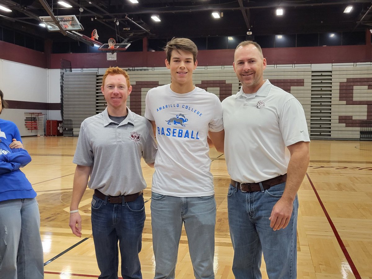 PSHSWildcatsBas's tweet photo. Could not be happier to see @hayden_driver12 sign with Amarillo College to play baseball at the next level! Congratulations to Hayden and his family.  The best is yet to come. https://t.co/6Nz6VioPzb