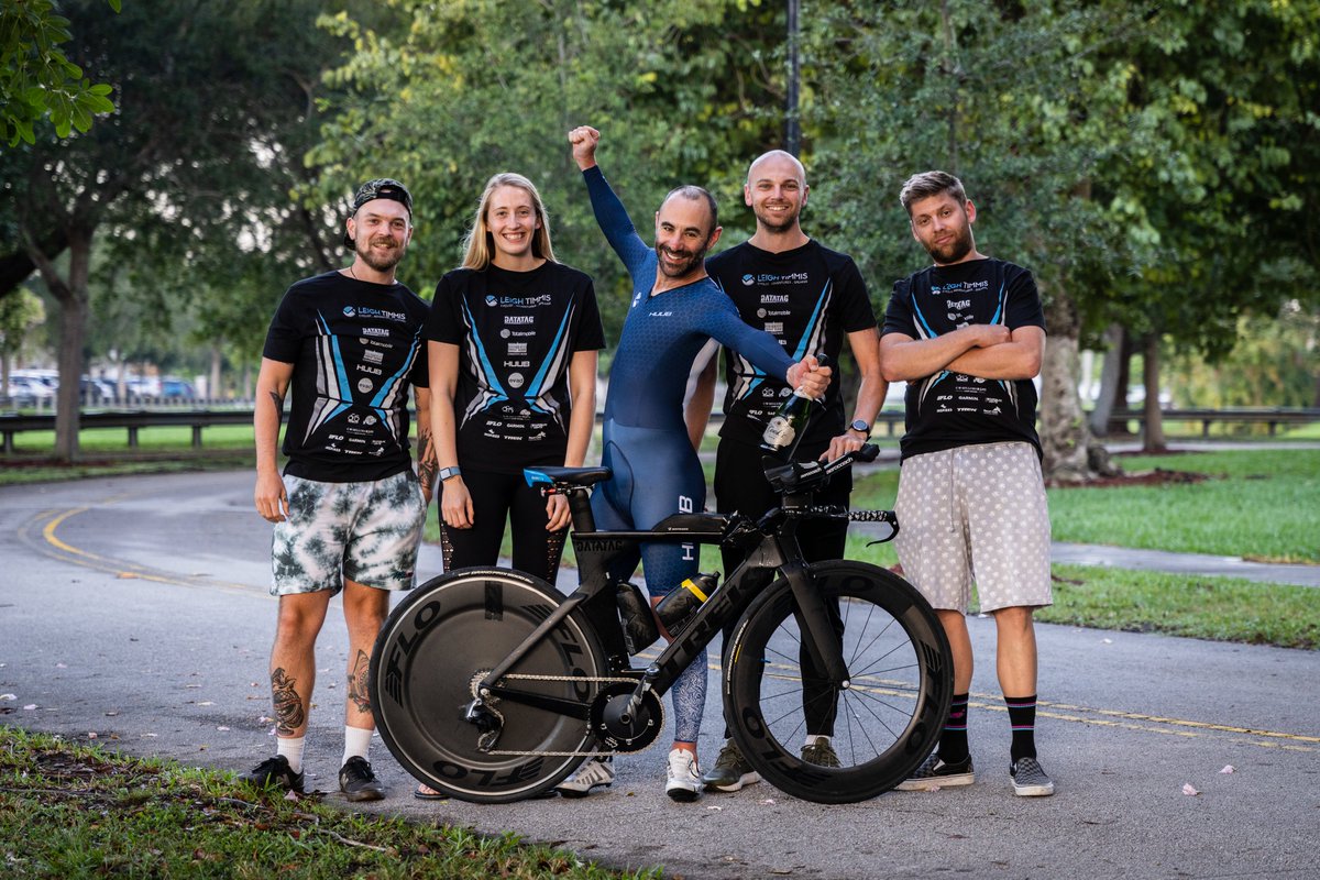 🌎🏆 NEW WORLD RECORD 🏆🌎 
At 05:30 on 13 November, I broke the seven-day cycling record with a total 2230 miles. For three days of the attempt every mile was effected by Hurricane Nicole, yet the team and I dug deep to bring it home
Details and videos at leightimmis.com