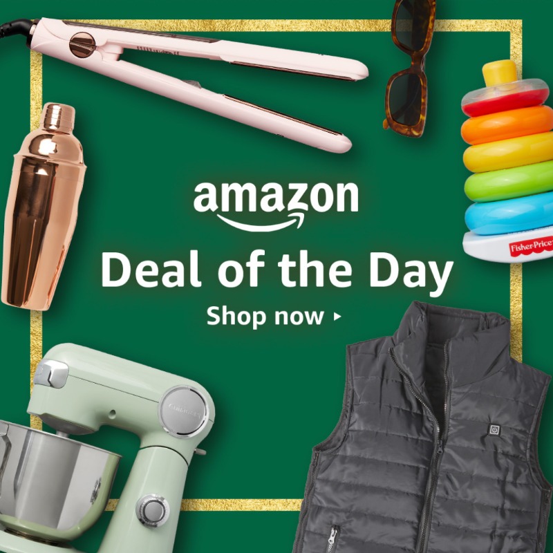 amazon's tweet photo. Today only! 

Save with Amazon's Deals of the Day. The more low prices, the merrier.