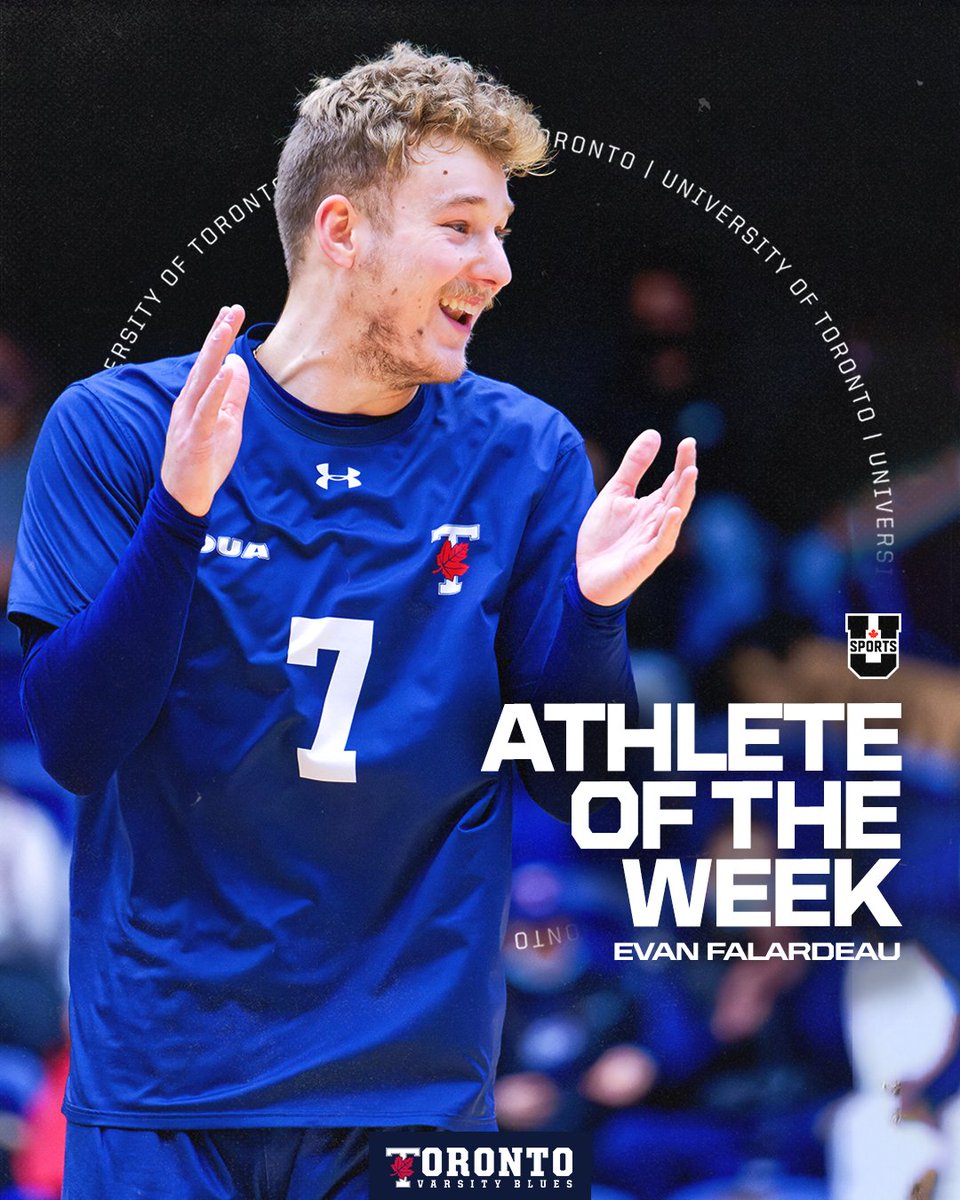 Varsity_Blues's tweet photo. Blues sweep the @USPORTSca 'Volleyball Athletes of the Week!' π
π Evan Falardeau
π Julia Murmann
WE ALL #BLEEDBLUE | #WeAreTo https://t.co/YPJyAIiE1P