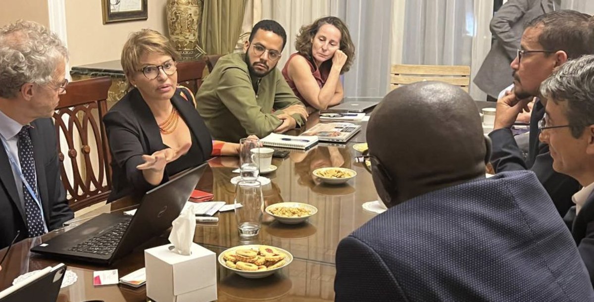 HakimaElHaite's tweet image. #Africa, instead of going into debt, should use its available resources during a transition period, catch up on the development gap but also invest in the future. 1/3 #MarrakechPartnership #COP27