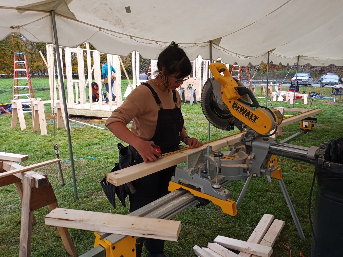 NBSSboston's tweet photo. #studentworkwednesday Annual shed building by the first-year #PreservationCarpentry students is underway at Brookwood Farm.
A huge thank you to @masscultural for providing generous funding for our School's operations. We wouldn't be able to do what we do without their support! https://t.co/aVLKXwqvd9