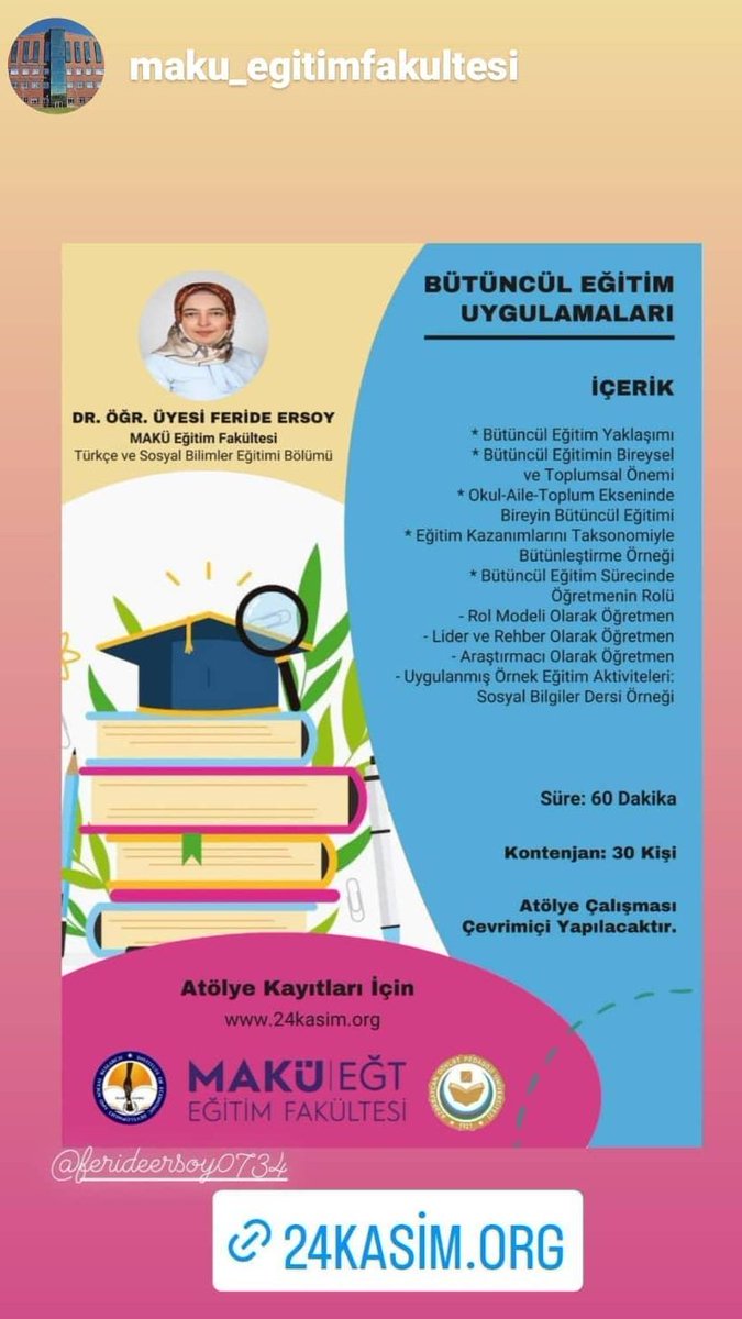 ferideogretmen's tweet photo. Atölye kayıtları için ➡ https://t.co/O2bVmEe2nX https://t.co/XsYJfIFjNZ