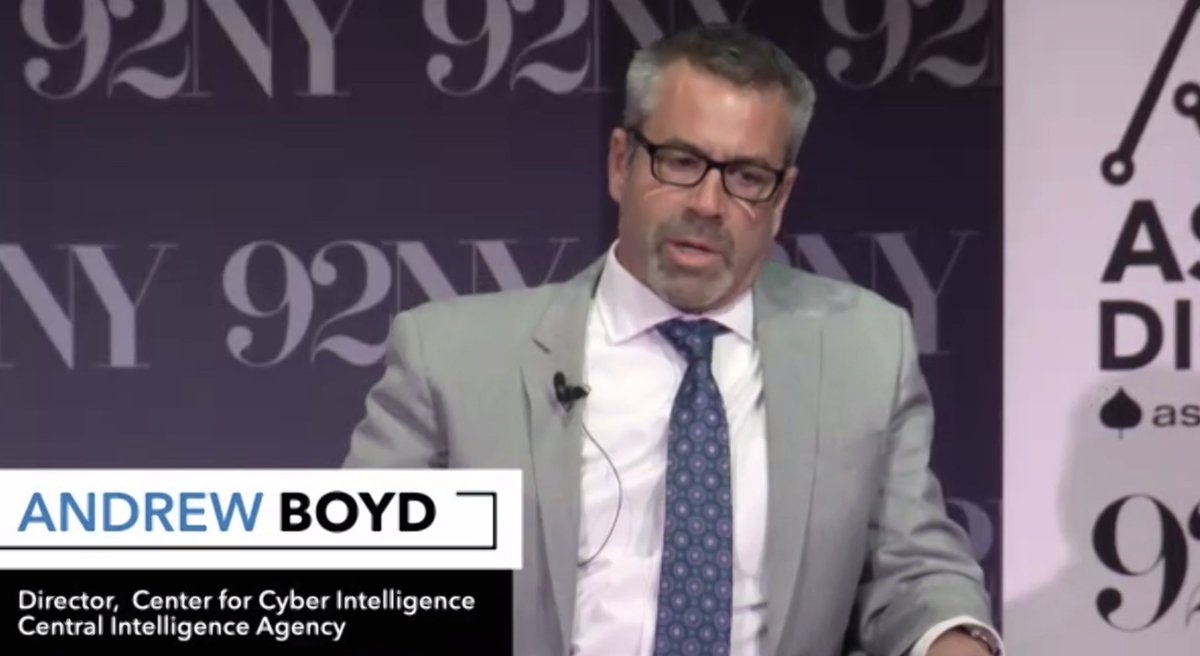 christinayiotis's tweet photo. 7th Annual @AspenCyber #CyberSummit "#Cyber as an #Intelligence #Contest: US #Intelligence Agencies on #CyberThreats" @AspenInstitute @NSAGov @NSACyber @adamski_morgan @CIA Andrew Boyd @ODNIgov @LauraLGalante @FBI Bryan Vondran @TheRecord_Media @NPRDina #CyberCollaboration https://t.co/QA11mRuyhy
