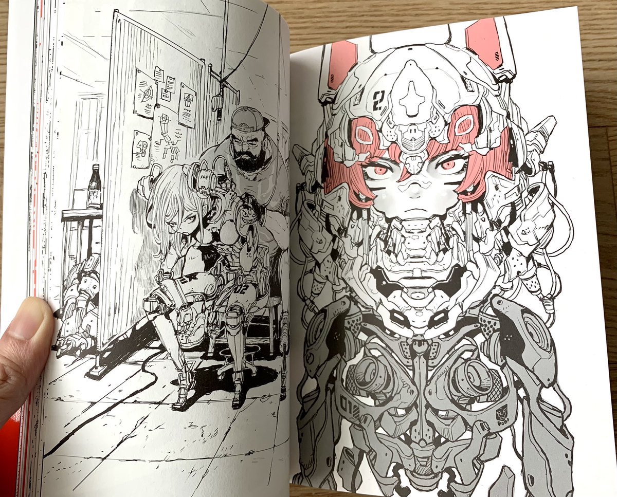 Just got my copy of Japanese illustrator Acky Bright's art book B/W, with lots of cool drawings ! My review in the coming week/s アッキーブライト ビーダブリュー - https://t.co/lCiCWOoXUV @aki001208 