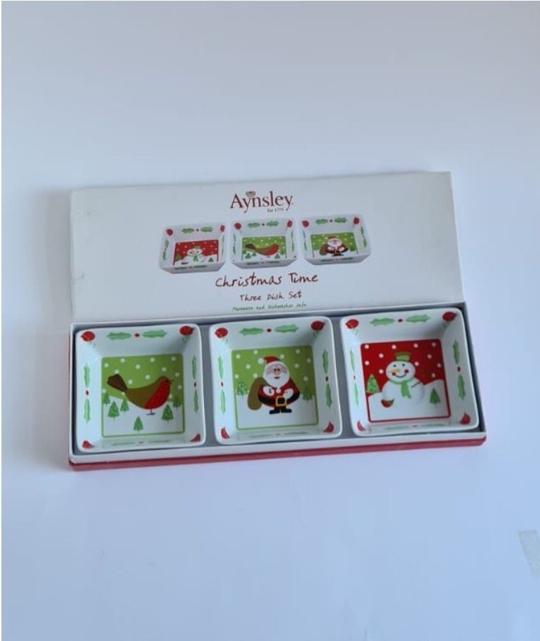 CollectCurios's tweet photo. This Aynsley three dish set is perfect for your Christmas nibbles!
https://t.co/GTg9KMYddN
#AynsleyChristmasTimeThreeDishSetinoriginalbox #Aynsley #ChristmasTime #ThreeDishSet #inoriginalbox #ShopLocal #StGeorgesMarket #StGeorgesMarketBelfast #Market #NorthernIreland #Ireland https://t.co/sPYZKzGXZy
