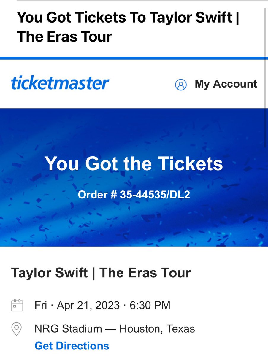 _ChelseaChelsea's tweet photo. IT TOOK A WEEK OF PLANNING AND TWO DAYS OF CRYING BUT WE’RE SEEING TAYLOR IN APRIL 😭😭😭 #IGotTickets #ErasTour https://t.co/fpjMS2IVEe