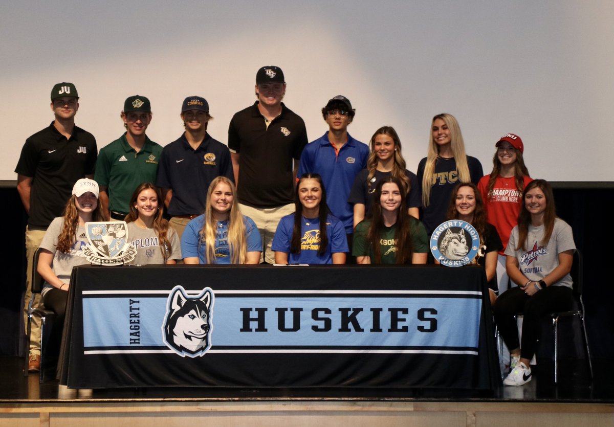 HHS Athletics - Congratulations to our 15 student-athletes who will make the transition to the NCAA ranks next year. As Always, Go Huskies!!
