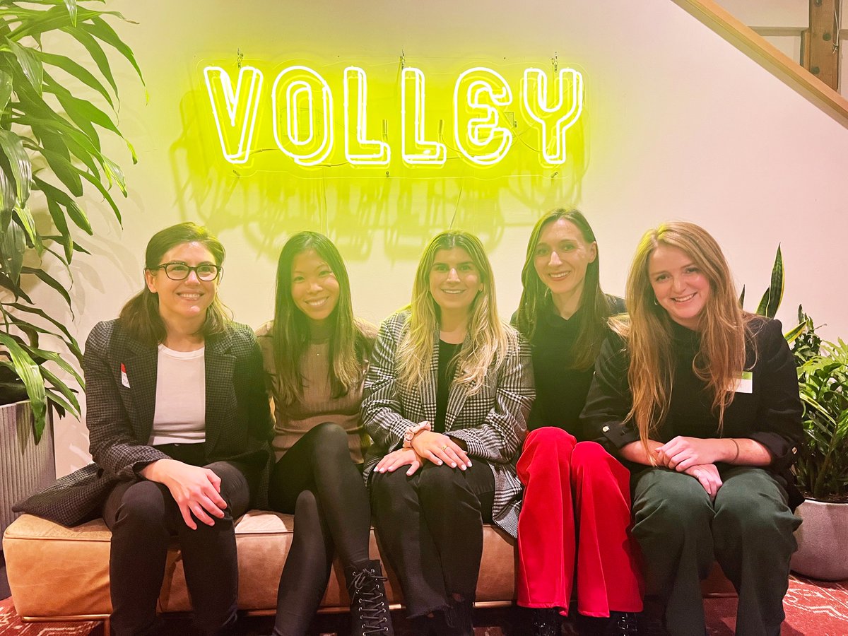Our Women at Startups Panel last night with <a href="/elpha/">Elpha</a> x @Volleying was full of energizing and open conversations. Huge thank you to our wonderful panelists, and everyone who came to share their stories, asked questions, and mingled with us! ♥️