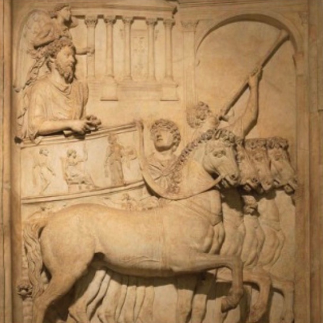 In Ancient Rome, as triumphant emperors would parade through cities after victorious battles, a slave (auriga) was appointed by the Senate to continuously whisper into the emperor’s ear, “Remember, you’re only a man” (“Memento homo”). 

Latest <a href="/PivotPod/">Pivot Podcast</a>