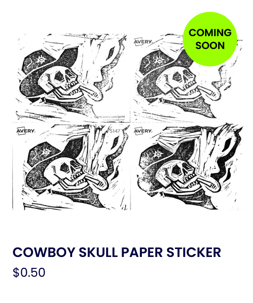 I had some people ask if I could add my logo stickers to my store, so these handmade stickers will be available for .50 cents!
All packages are sealed with a sticker like this, this is more if you want an extra 😄