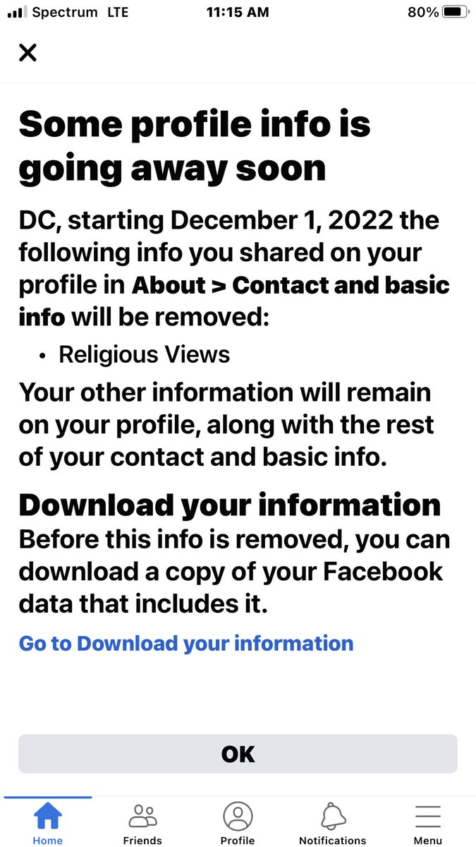 card_fan20's tweet image. Ain’t this some 💩?!?!?! My “Religious Views” are being erased from fb?!?!?

In-credible!!!!!! 😳😳😳

#ReligiousViews #AttackOnChristians 

⁦@toddstarnes⁩ have you heard this?? I wanted to call your show today but it was too late by the time I got off!