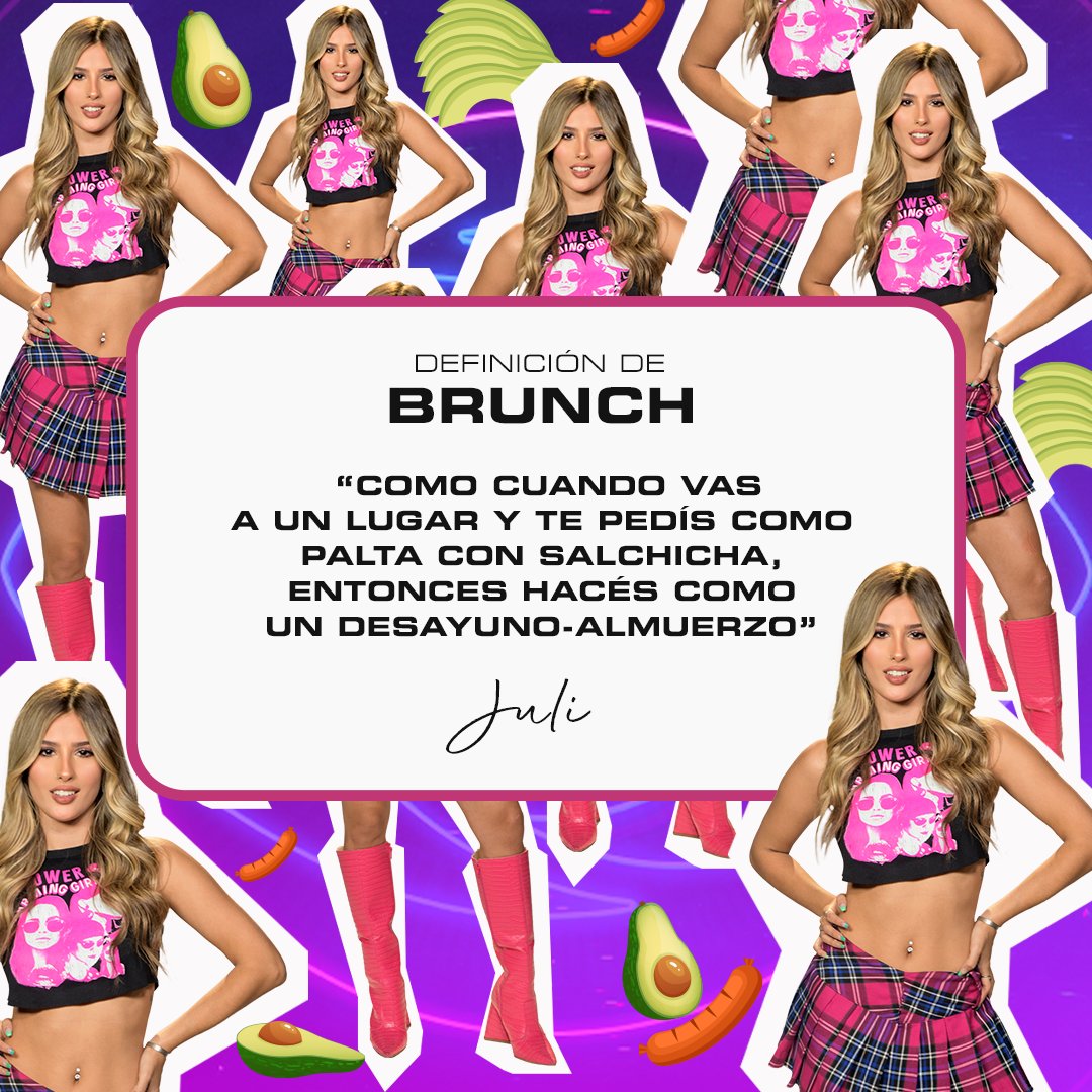 GranHermanoAr's tweet photo. Juli le explicó q Thiago qué es un “Brunch” 💕
No podíamos dejar de compartirlo 😎

#GranHermano #GH2022 https://t.co/RvY7Z9QiJ7