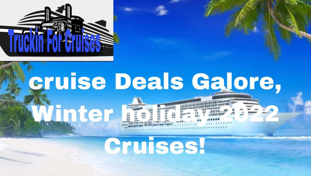 Jmanfromkc's tweet photo. Episode 9 of Truckin For Cruises: Cruise Deals Galore, Winter Holiday 2022 Cruises https://t.co/XRMS0mpU0J
Great Deals to be had #Cruise, #Deals, #winterholiday, @Gatekeeper5150 https://t.co/WsTugnKY5a