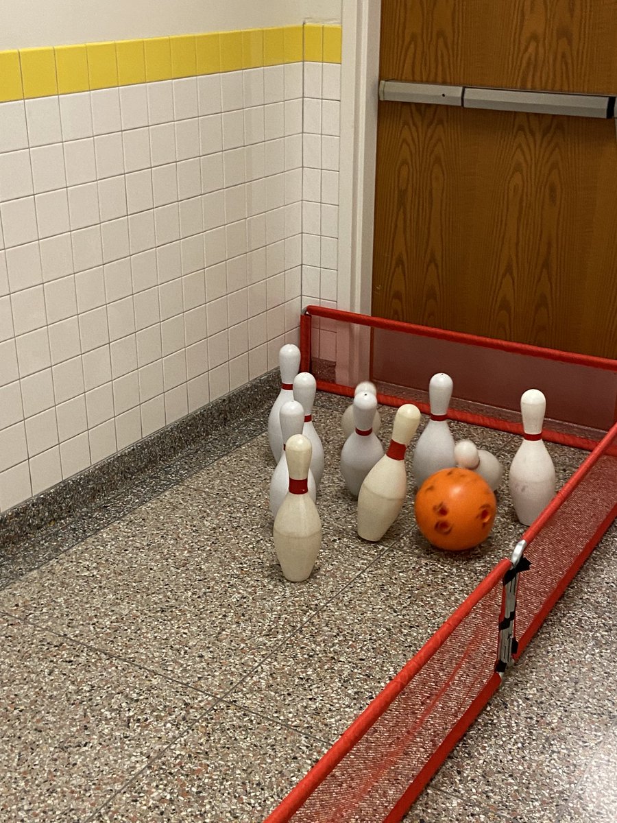 Mexico Elementary became a bowling alley today! STRIKE!