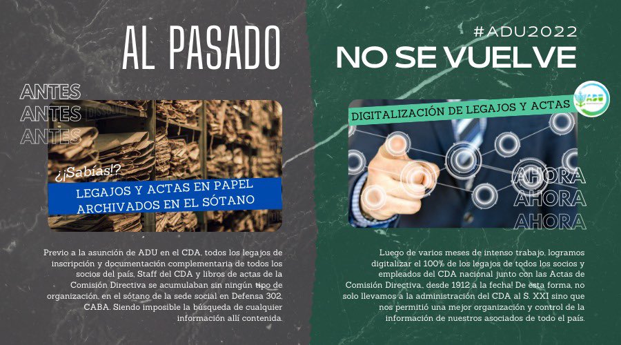 Así estaba el #CDA antes que #ADU asumiera en dic 2016....
#legajosarchivados #vs #digitalizaciondelegajos 
#NosotrosSi #SupimosComoHacerlo
NO es momento para volver al pasado.