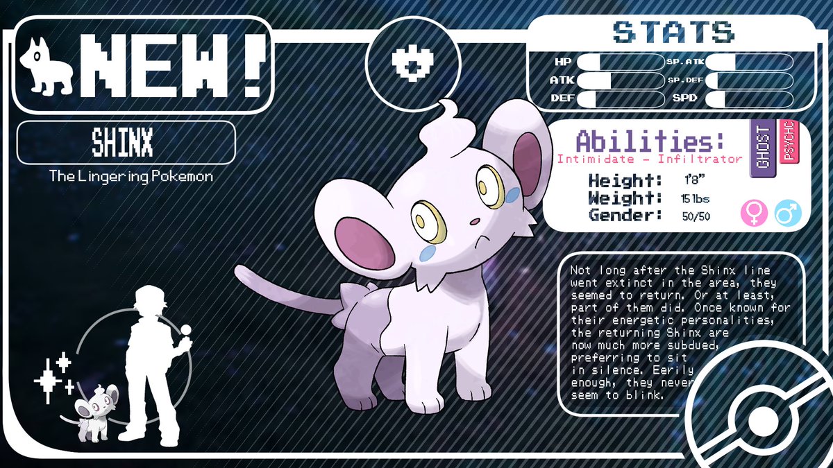 ActuallyRea's tweet photo. Regional Shinx 👻 https://t.co/wvJWzWi6wB