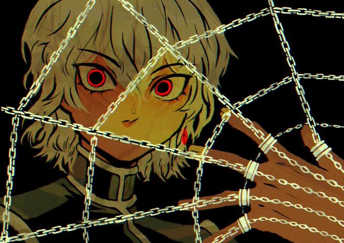 kurapika on the brain lately #kurapika #hxh 