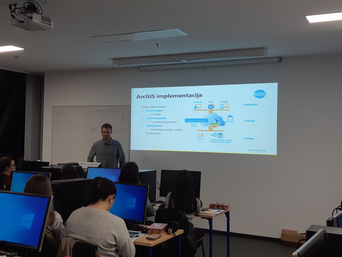 geog_pmf's tweet photo. #GISDay 2022 for students on our Department with GDi group.

#ESRICommunity #arcgispro https://t.co/AkZ3qYsMrA