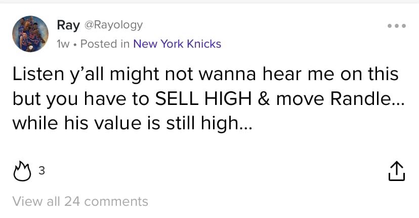 Rayyologyy's tweet photo. @LiveFrmTheMecca Kept saying, 

“THIS SHIT CAN GET WORST” when ppl kept saying “IT CANT GET WORST”..

👀🤢🤮= J RANDLE 

🧾= June 7th 2020 (Almighty 4th seed)

🧡💙🗽 #LiveFromTheMecca https://t.co/aiUaAbVpCO