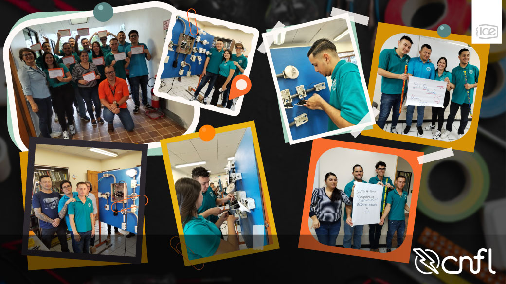 cnflcr's tweet photo. #CEPCE | Elaboración de una maqueta de Instalaciones eléctricas residenciales y graduación por parte del Proceso CEPCE de CNFL a los estudiantes de Electrónica Industrial del CTP nocturno de San Pedro de Barva de Heredia , como clausura de las capacitaciones recibidas en el 2022. https://t.co/qfJdYXJ6Ir