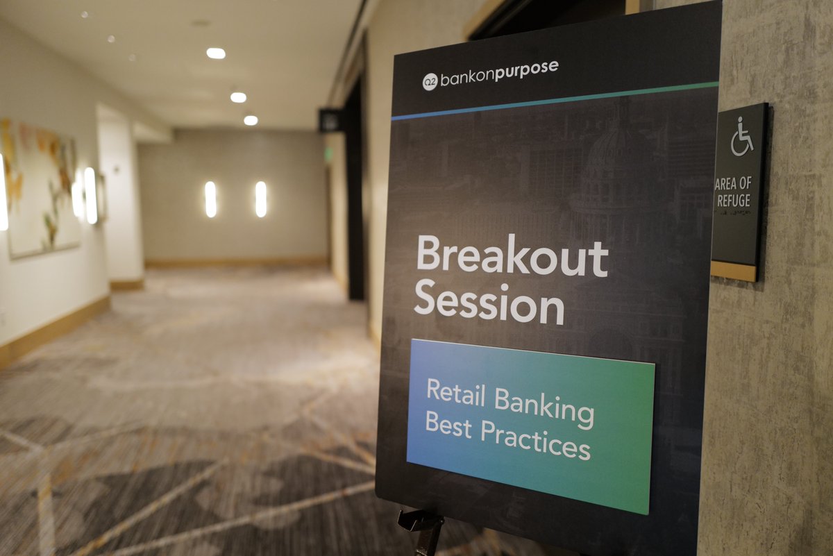 BankOnPurpose's tweet photo. Post-lunch breakout sessions: "Retail Banking Best Practices" and "Commercial Banking Best Practices." π€
#BoP22 https://t.co/qXXQnilt2E